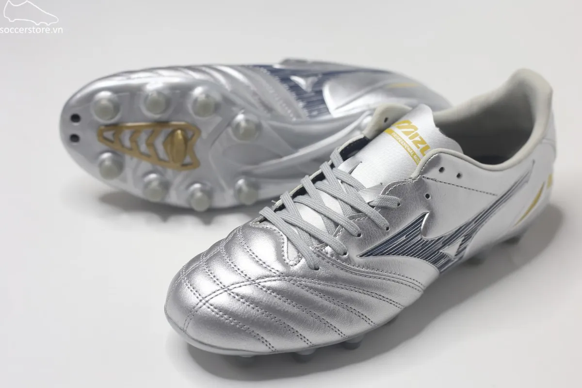 Mizuno Morelia Neo IV Pro FG màu bạc P1GA253404