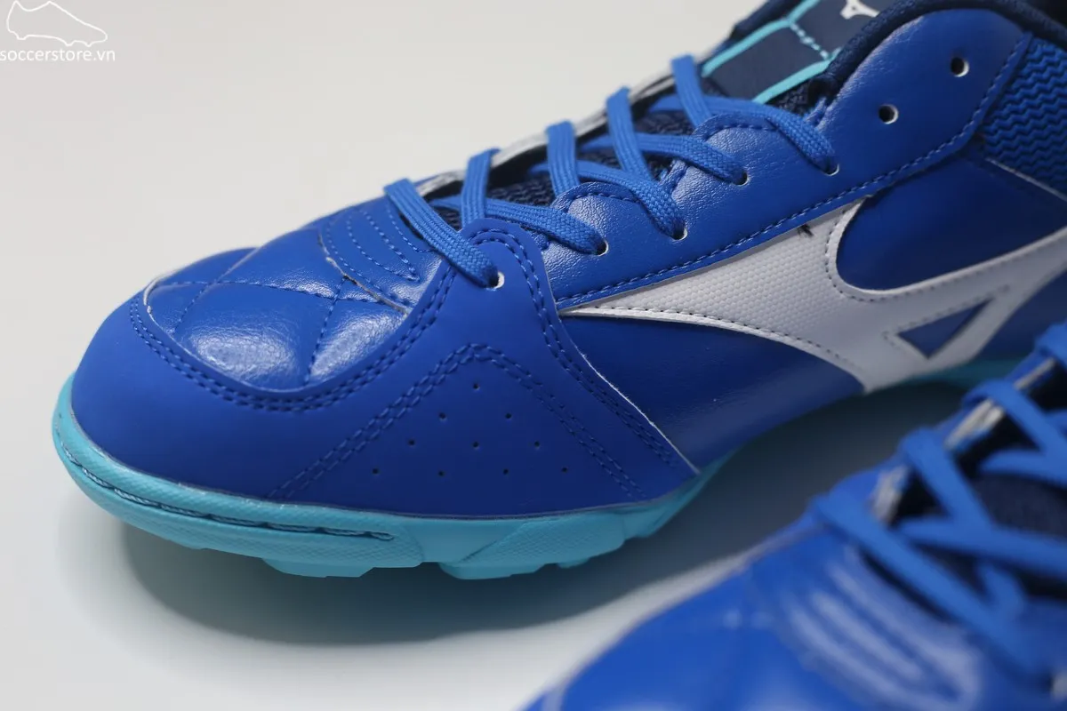 Mizuno Morelia Sala Club TF màu xanh trắng Q1GB241603