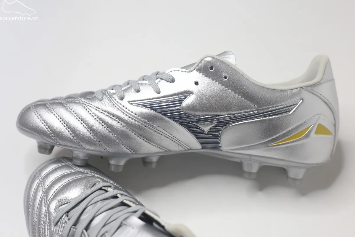 Mizuno Morelia Neo IV Pro FG màu bạc P1GA253404