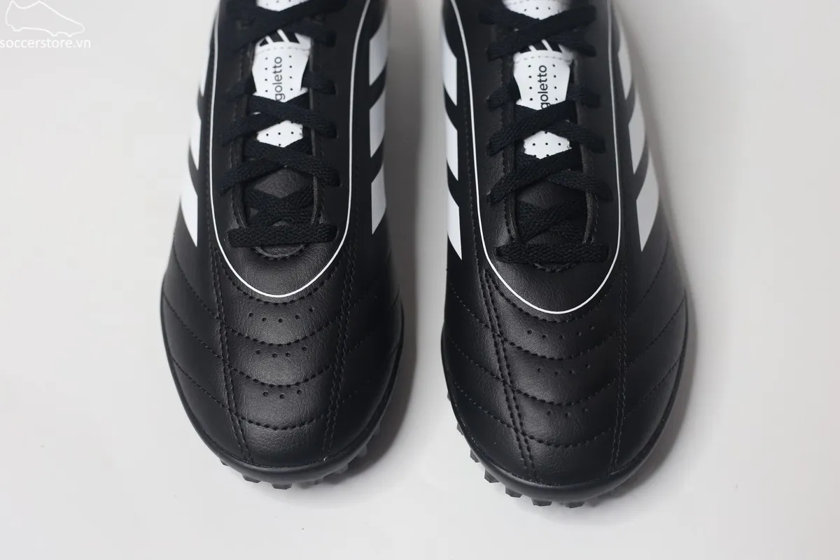 Giày bóng đá Adidas Goletto 9 màu đen trắng IH0083