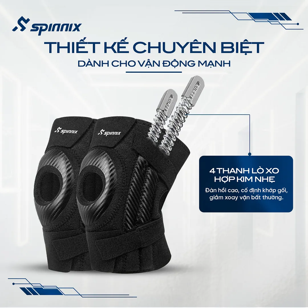 bó gối cao cấp Spinnix, bó gối thể thao