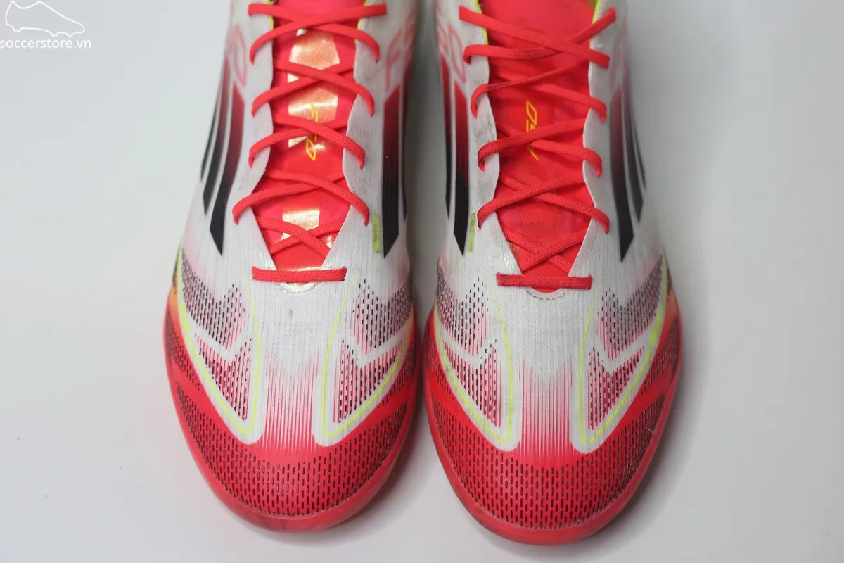 90% – Used-Adidas F50 Pro TF- Pure Victory pack màu trắng đỏ IE1220
