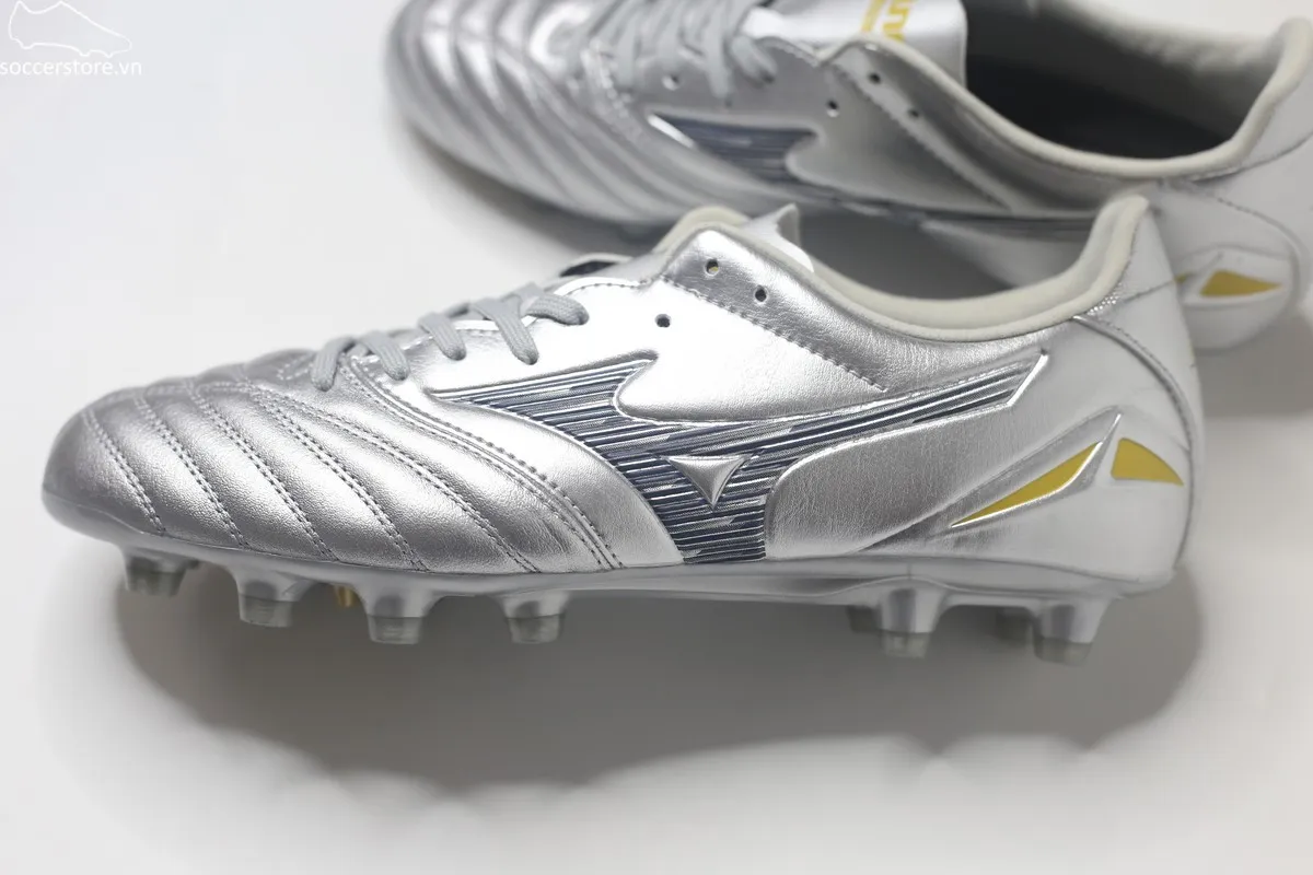 Mizuno Morelia Neo IV Pro FG màu bạc P1GA253404
