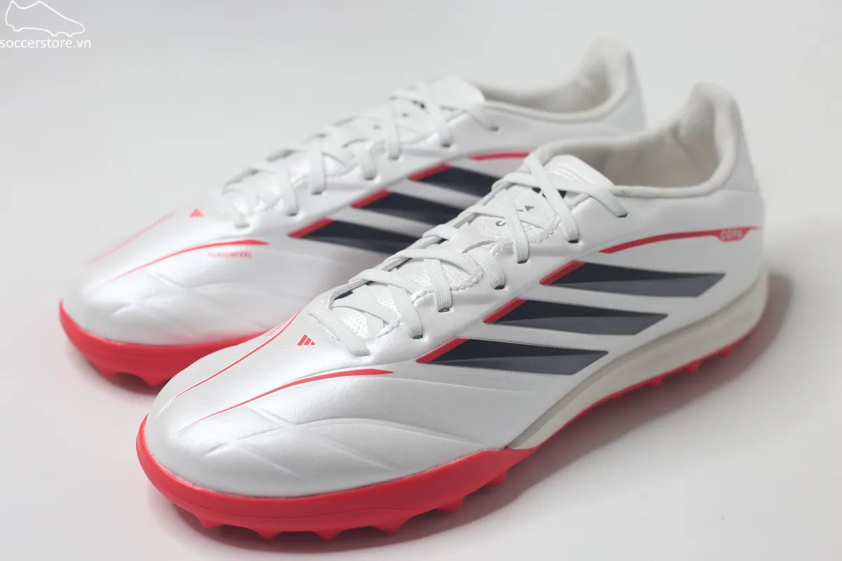 Adidas Copa Pure IV League TF trắng bạc Born For Goals JQ0477