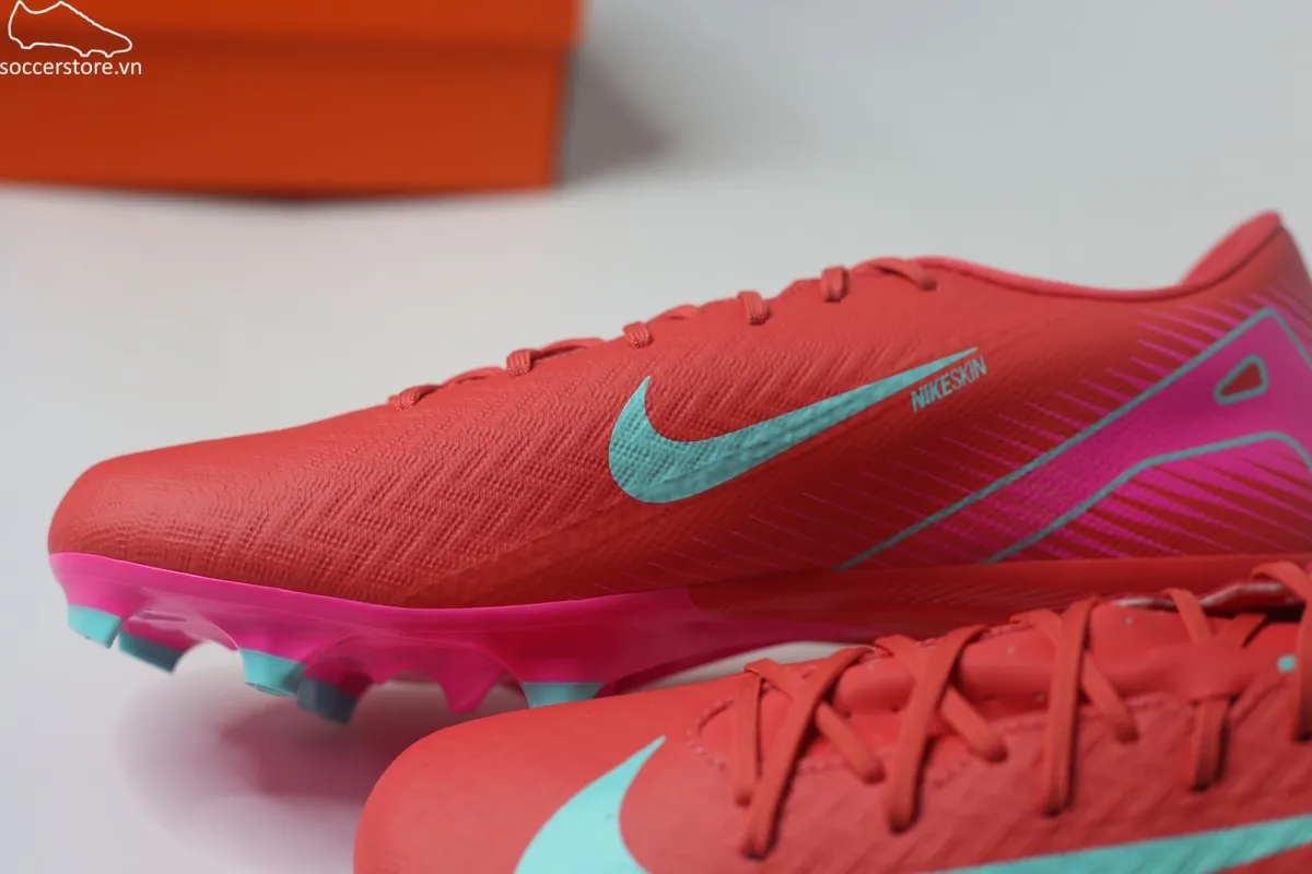 Nike Mercurial Vapor 16 Academy MG / FG Air Zoom- Mad Energy màu đỏ than hồng FQ8374-800