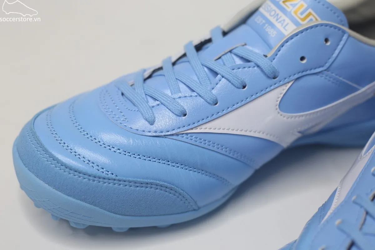 Mizuno Morelia Sala Elite AS TF Unity Sky- Sky Blue/ White Q1GB261225