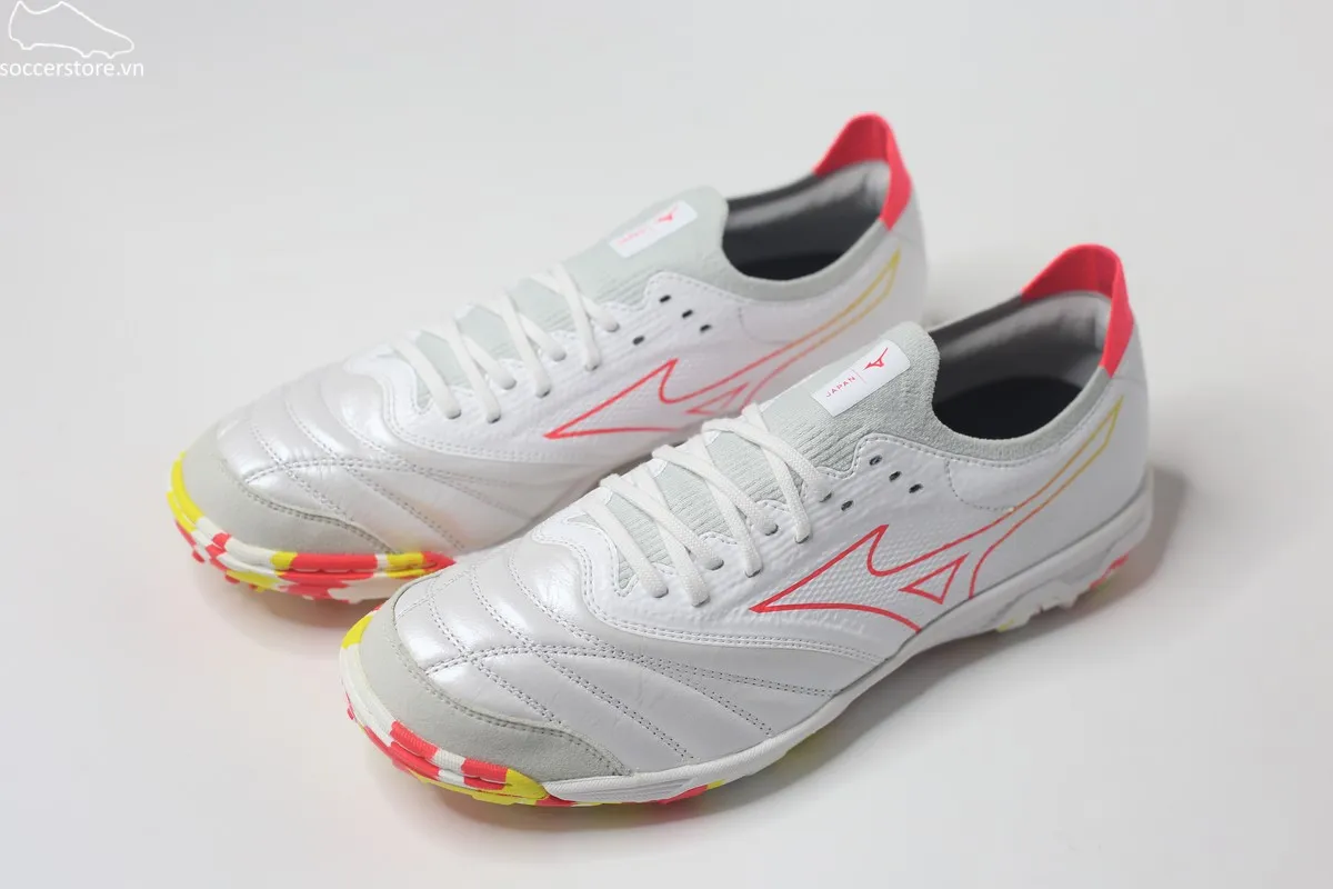 Mizuno Morelia Neo Sala β Beta Japan màu trắng/ đỏ/ vàng Q1GB239064