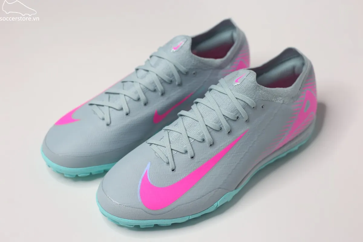 Nike Mercurial Vapor 16 Pro TF Air Zoom Refresh pack màu xám xanh FQ8687-301
