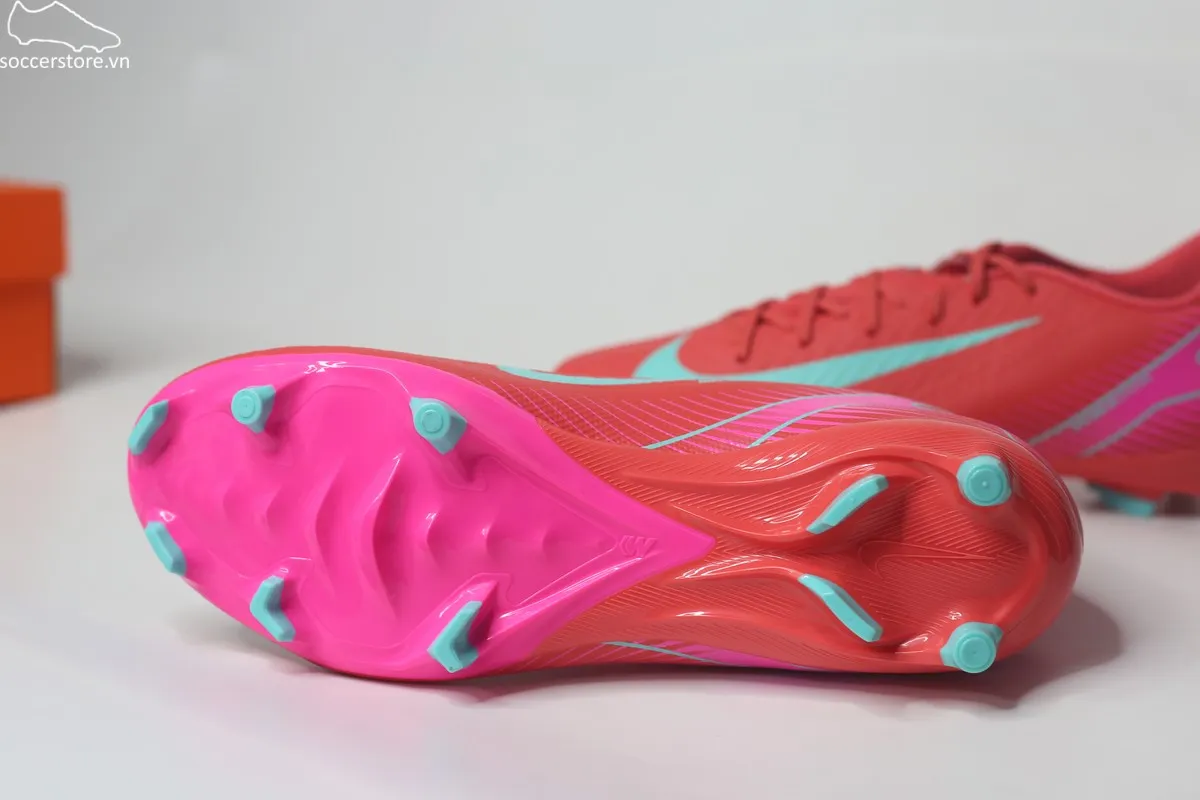 Nike Mercurial Vapor 16 Academy MG / FG Air Zoom- Mad Energy màu đỏ than hồng FQ8374-800