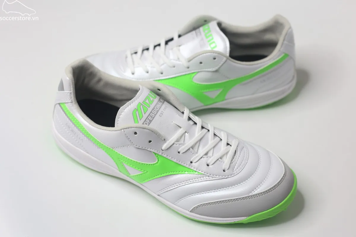 Mizuno Morelia Sala Pro AS TF Frontier pack- màu trắng xanh Q1GB251337
