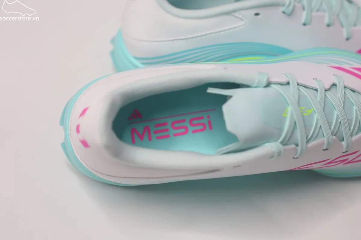 Adidas F50 League TF Messi xanh ngọc JQ0937