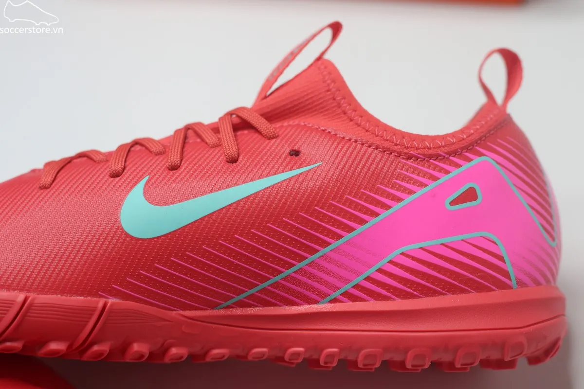 Nike Mercurial Vapor 16 Academy TF Jr đỏ than hồng FQ8284-800