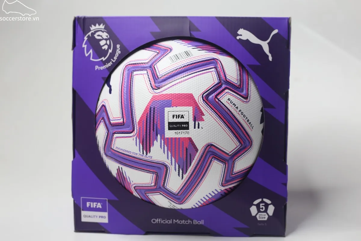 Bóng Puma Orbita Ultimate EPL 25/26- White/ Multi Color 084893-01