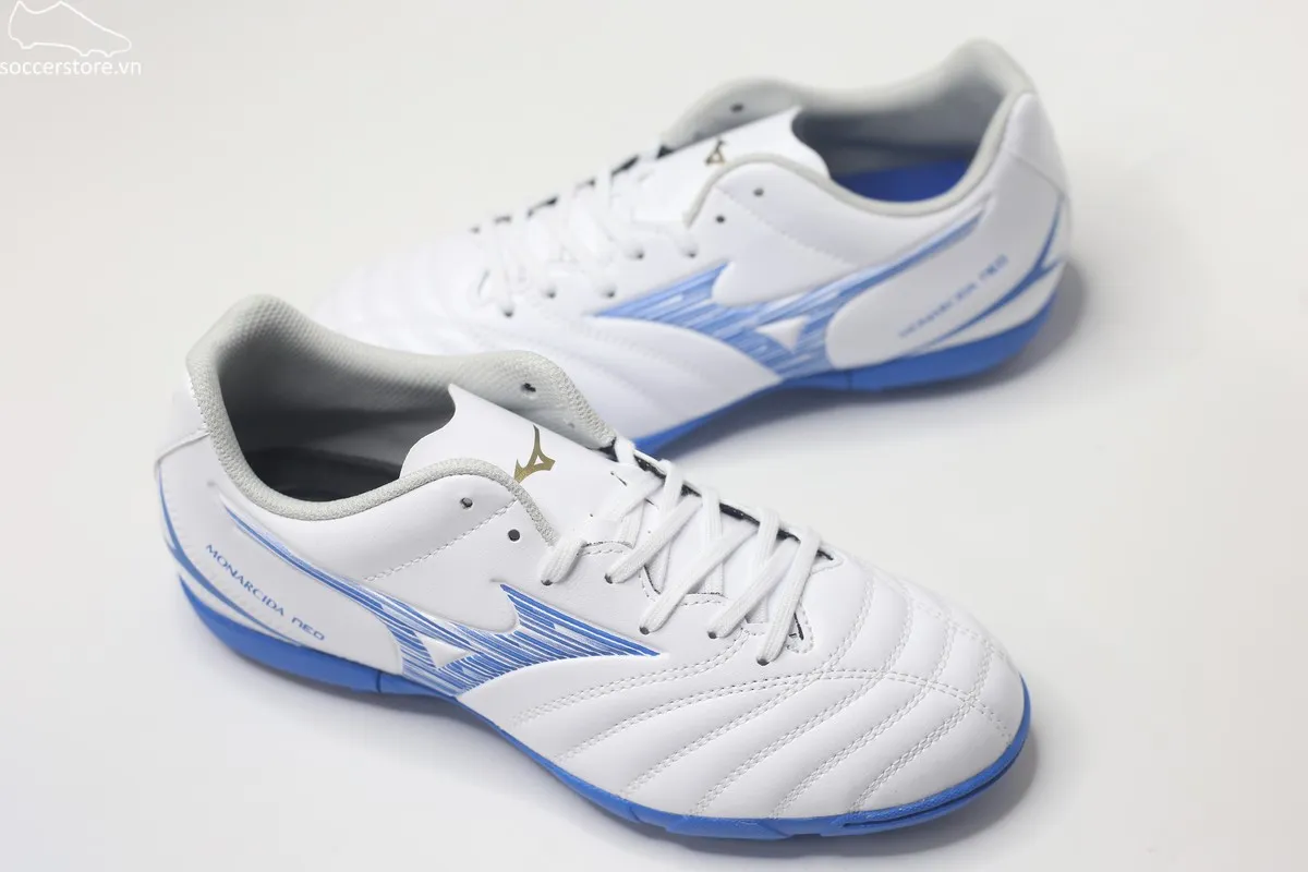 Mizuno Monarcida Neo 3 Select TF màu trắng xanh P1GD242525