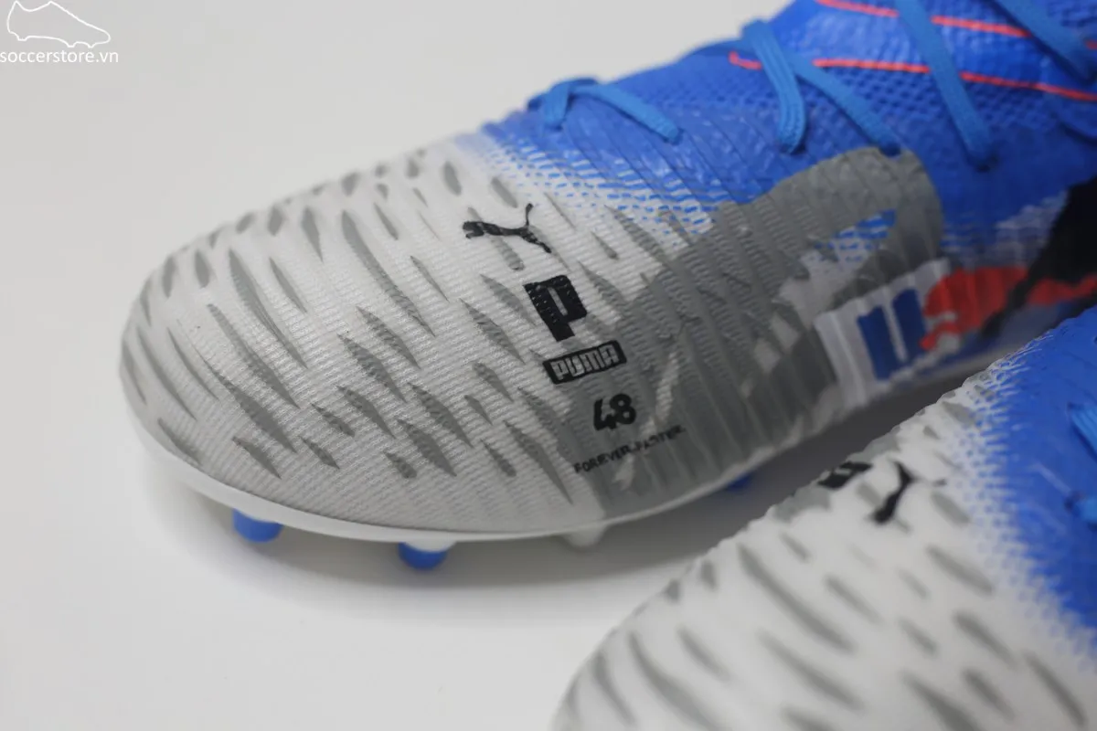 Puma Future 8 Match MG Jr màu trắng xanh 108789-01