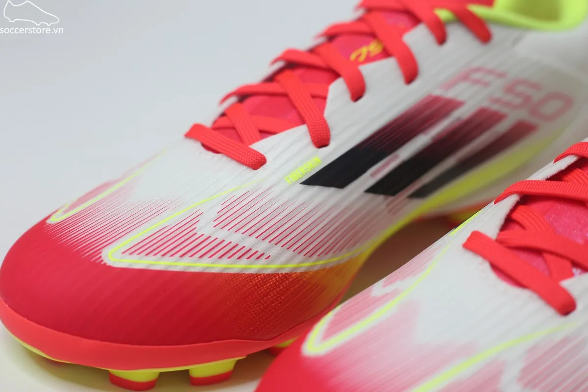 Adidas F50 League AG 2G/3G- Pure Victory pack màu trắng đỏ IE1262
