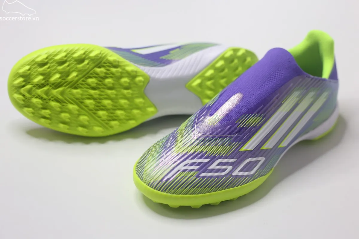 Adidas F50 League TF LL màu tím Radiant Blaze - JH7727