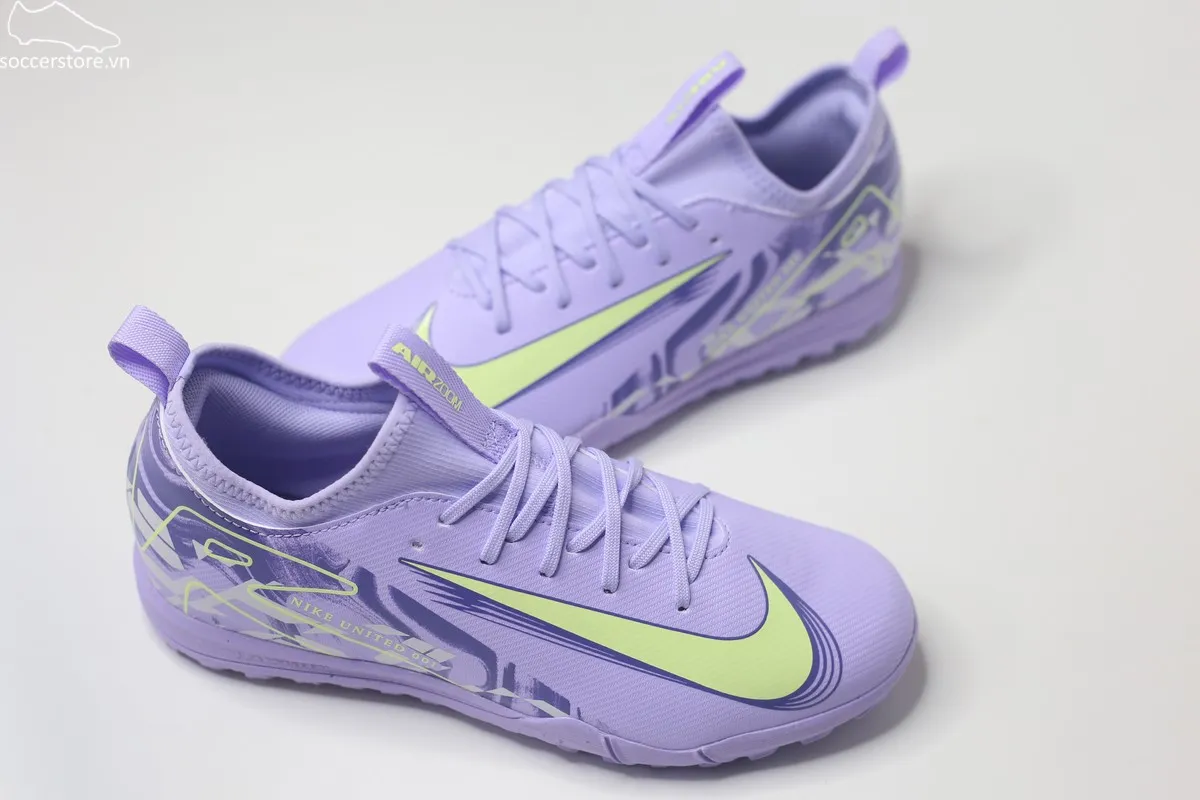 Giày bóng đá trẻ em Nike Mercurial Vapor 16 Academy TF Jr NU1 màu tím HF1589-500