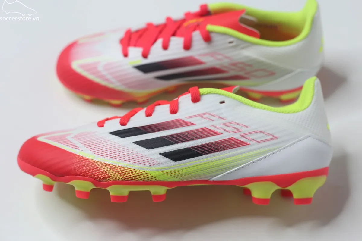 Adidas F50 League MG Kids- Pure Victory pack màu trắng đỏ IE3752 Jr