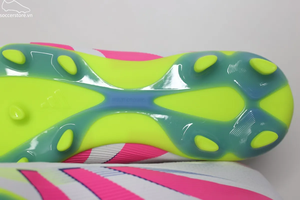 Adidas Predator League MG Jr màu trắng hồng ID3794