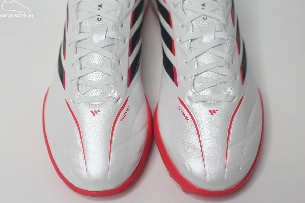 Adidas Copa Pure IV League TF trắng bạc Born For Goals JQ0477