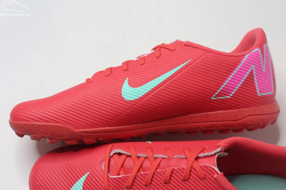 Nike Mercurial Vapor 16 Club TF màu đỏ than hồng FQ8446-800