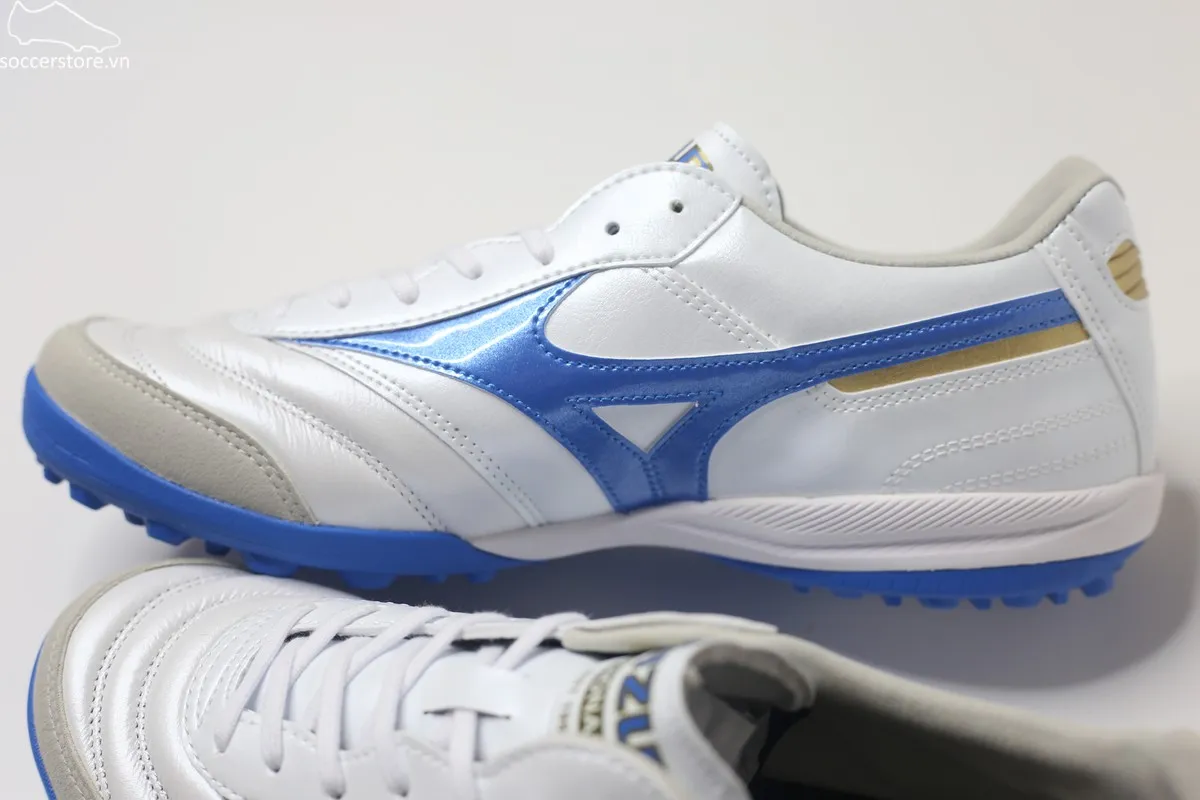 Mizuno Morelia Sala Elite TF màu trắng xanh Q1GB241225