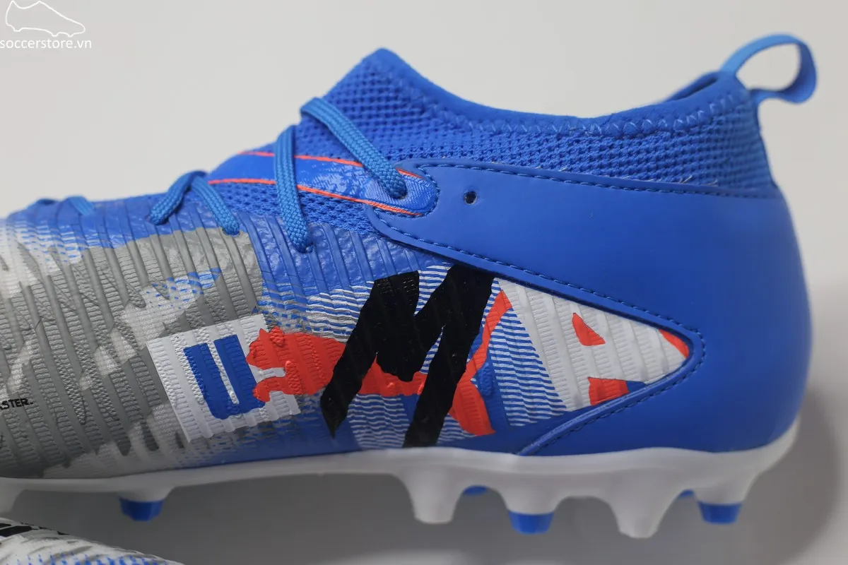 Puma Future 8 Match MG Jr màu trắng xanh 108789-01
