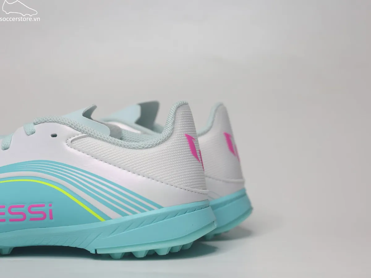 Adidas F50 League TF Messi Jr xanh ngọc JQ0944