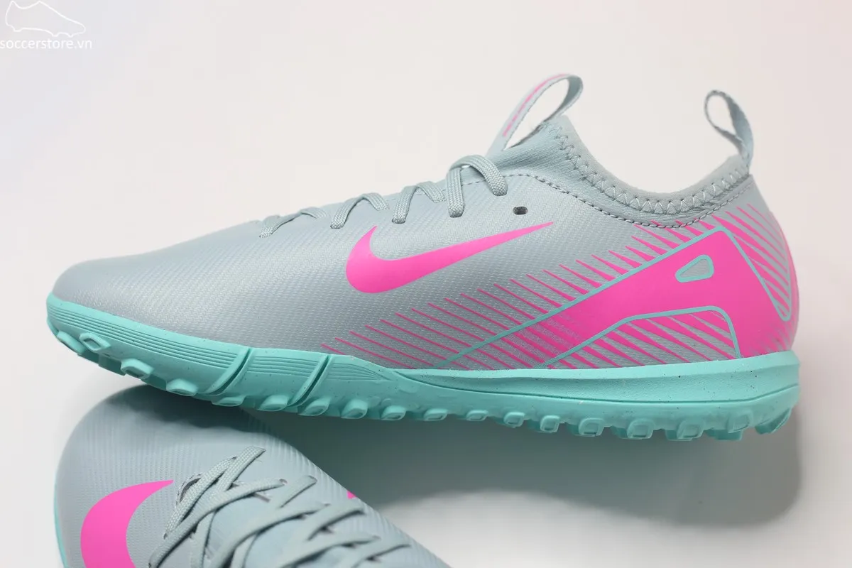 Nike Mercurial Vapor 16 Academy TF Junior màu xanh xám FQ8284-301