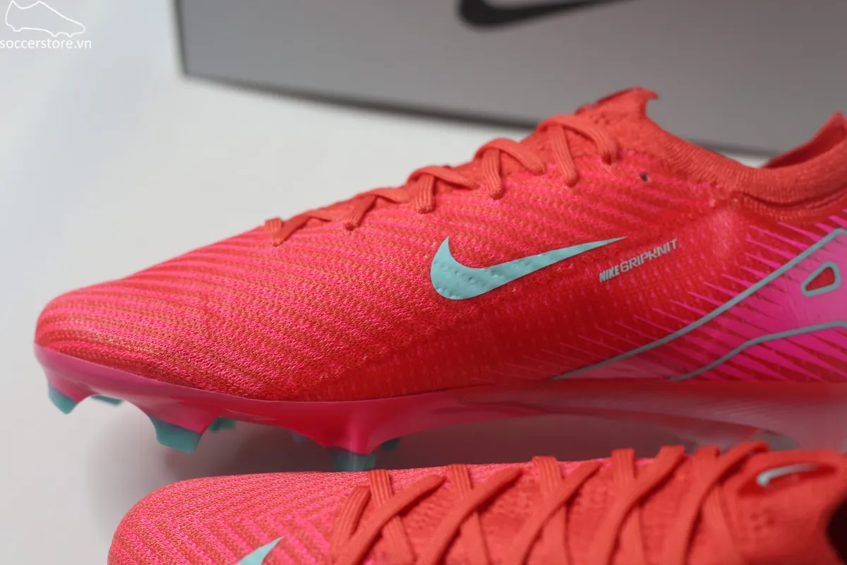 Nike Mercurial Vapor 16 Elite FG/MG Air Zoom màu đỏ than hồng FQ1457-800