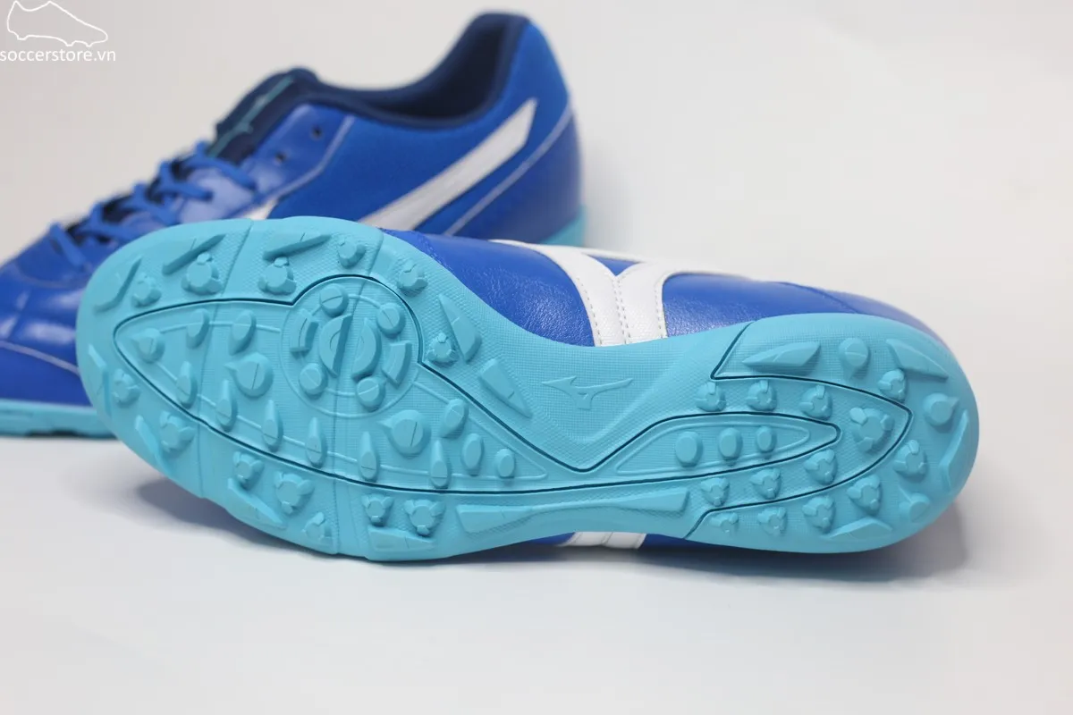 Mizuno Morelia Sala Club TF màu xanh trắng Q1GB241603