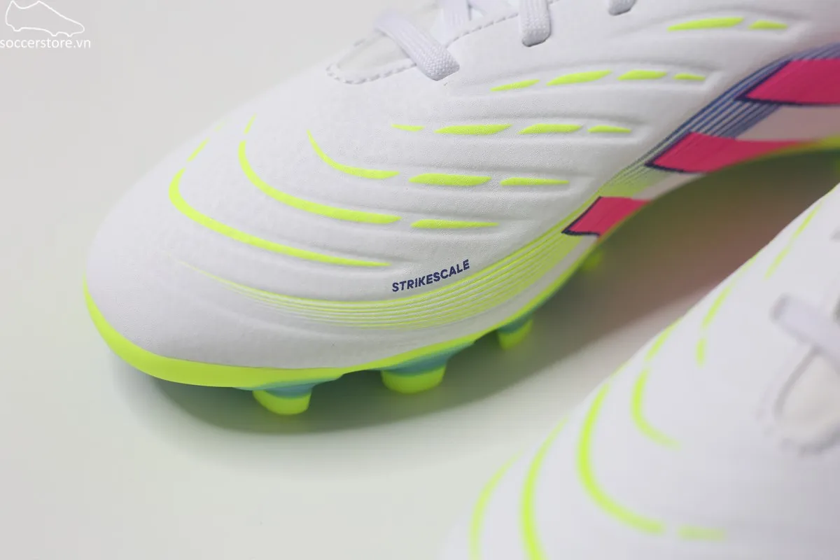 Adidas Predator League MG Jr màu trắng hồng ID3794