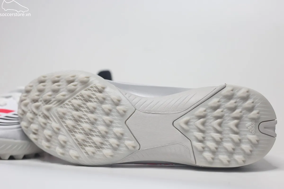 Adidas F50 League TF Jr Messi Prestig10 trắng bạc JP7456