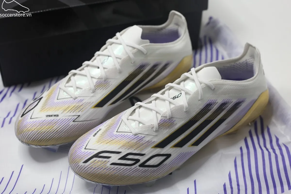 Adidas F50 Elite FG- Road To Glory pack màu trắng đồng JH7617