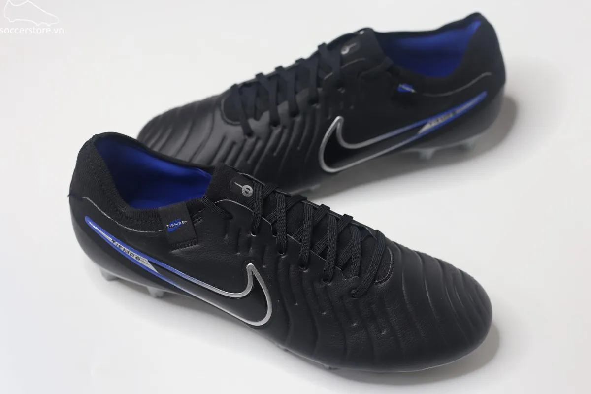 Nike Tiempo 10 Legend Pro HG/AG màu đen bạc DV4332-040