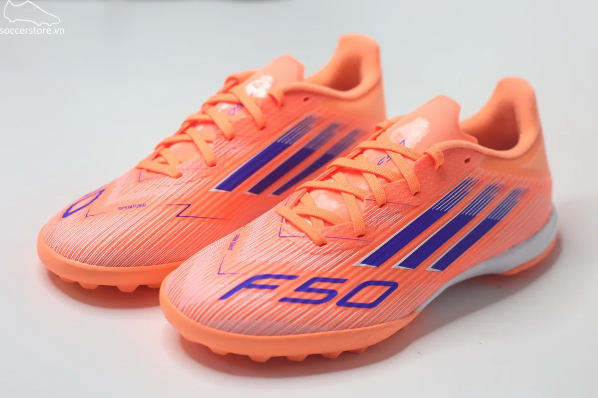 Adidas F50 League TF màu cam trắng - Coral Blaze - JH7723