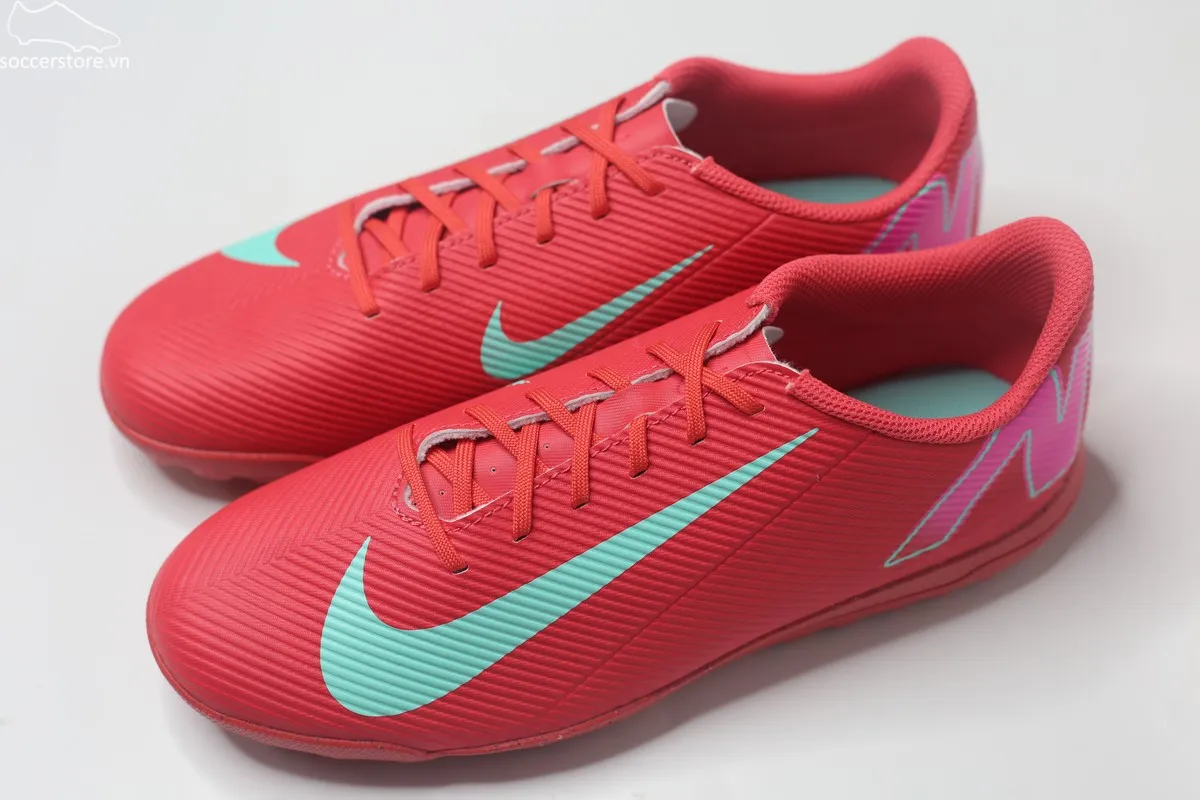 Nike Mercurial Vapor 16 Club TF màu đỏ than hồng FQ8446-800