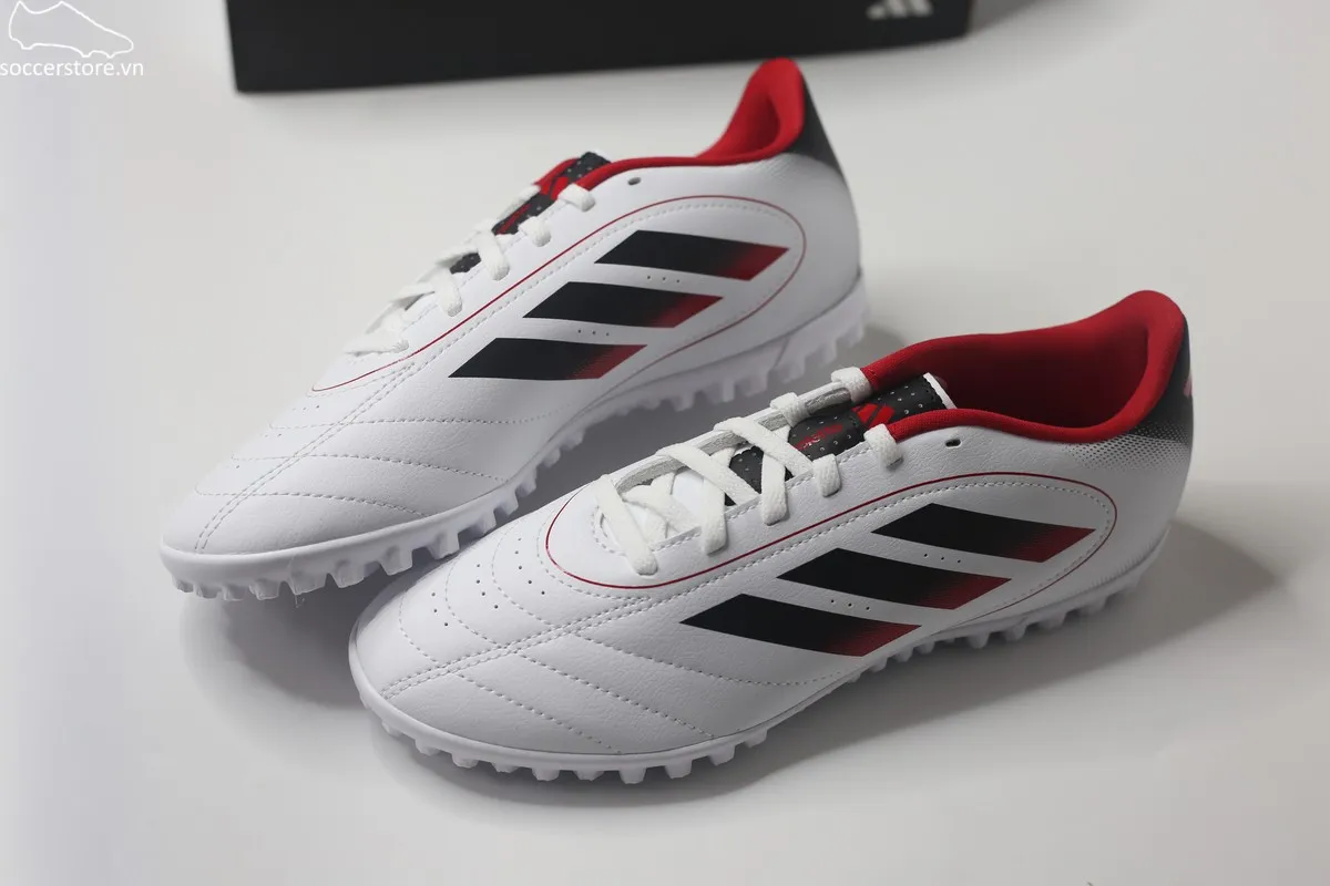 Adidas Goletto IX TF màu trắng đen đỏ IH0084