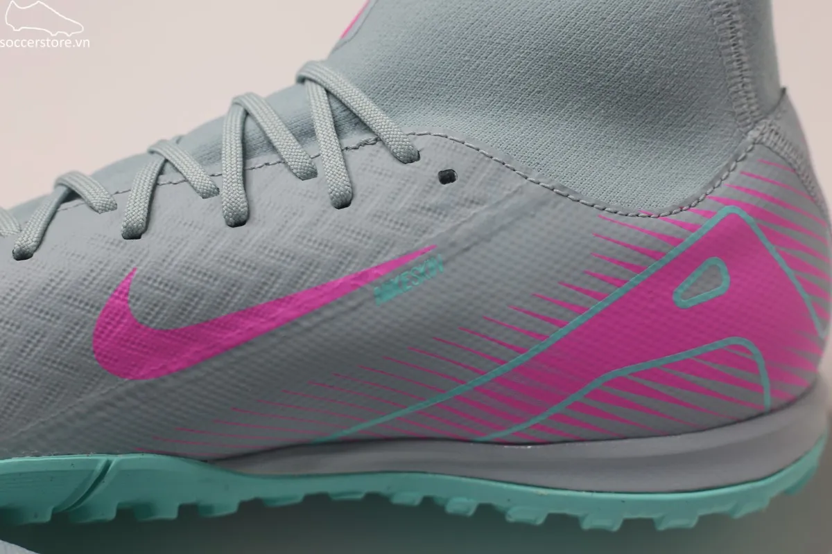 Nike Mercurial Superfly 10 Academy TF Air Zoom- Prism pack màu xanh xám FQ8331-301
