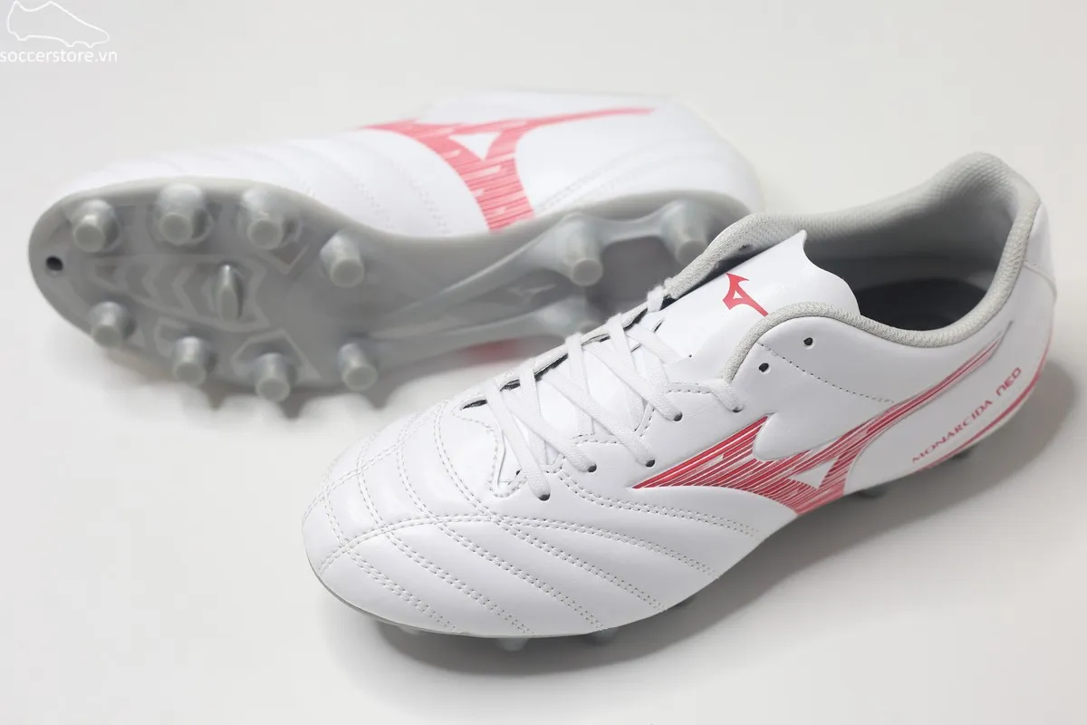 Mizuno Monarcida Neo 3 Select FG màu trắng đỏ P1GA242560