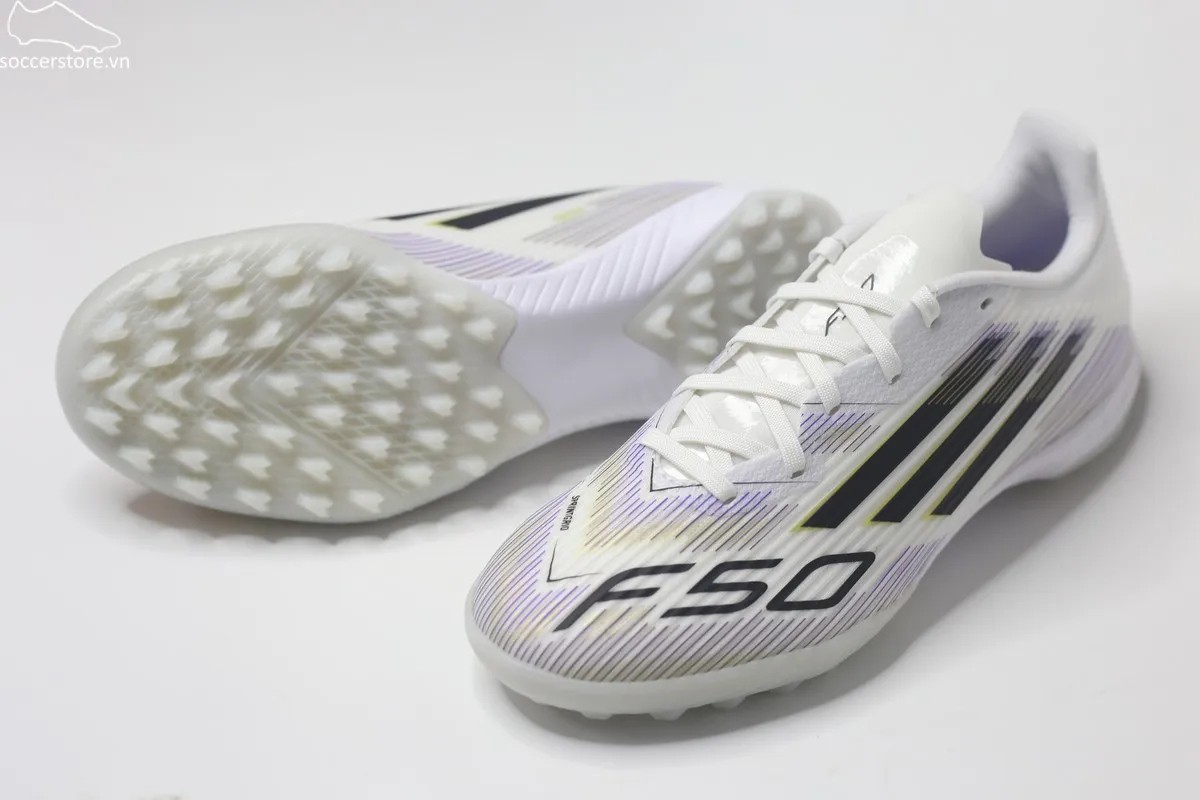 Adidas F50 League TF- Special Edition trắng đen JH7726