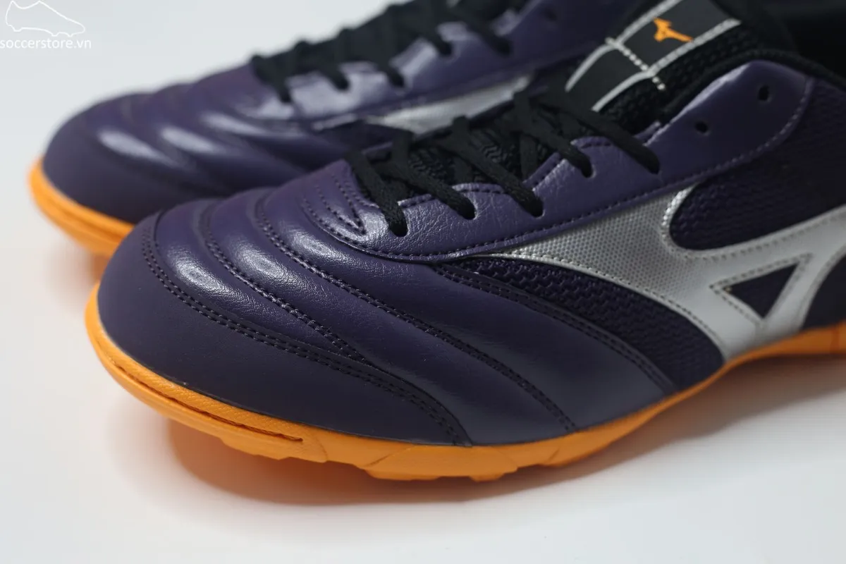 Mizuno Morelia Sala Club TF màu tím trắng Q1GB240392