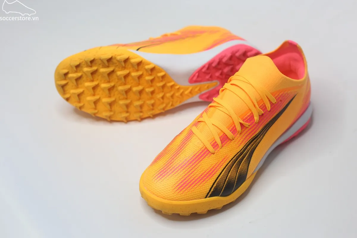 Puma Ultra Match TF màu xoài chín 107757-03, mới 95%