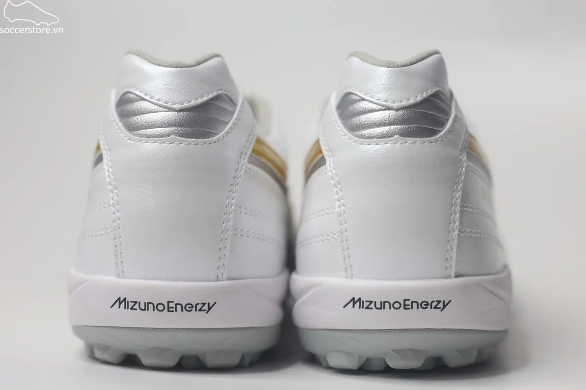 Mizuno Morelia Sala Japan TF trắng gold Made In Japan Q1GB260250