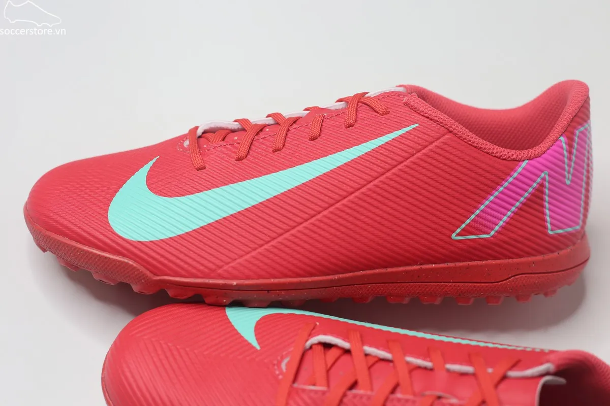 Nike Mercurial Vapor 16 Club TF màu đỏ than hồng FQ8446-800
