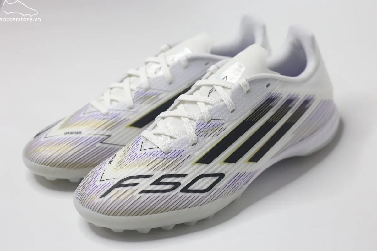 Adidas F50 League TF- Special Edition trắng đen JH7726