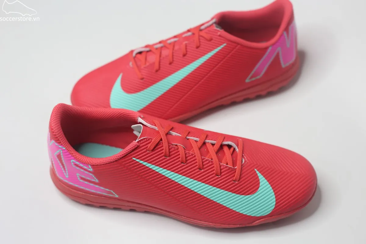Nike Mercurial Vapor 16 Club TF màu đỏ than hồng FQ8446-800