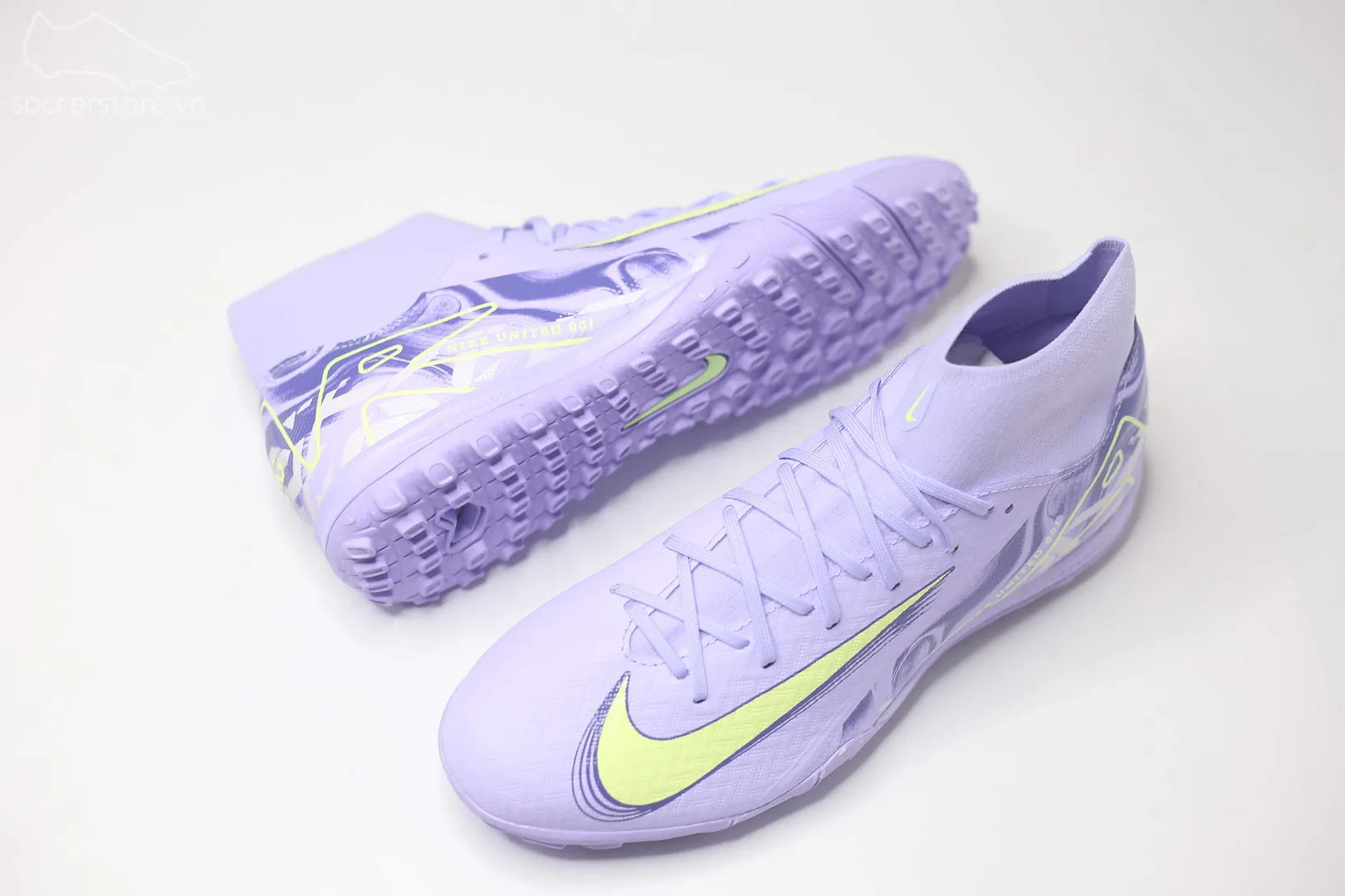 Nike Mercurial Superfly 10 Academy TF NU1 màu tím khoai môn HF1602-500