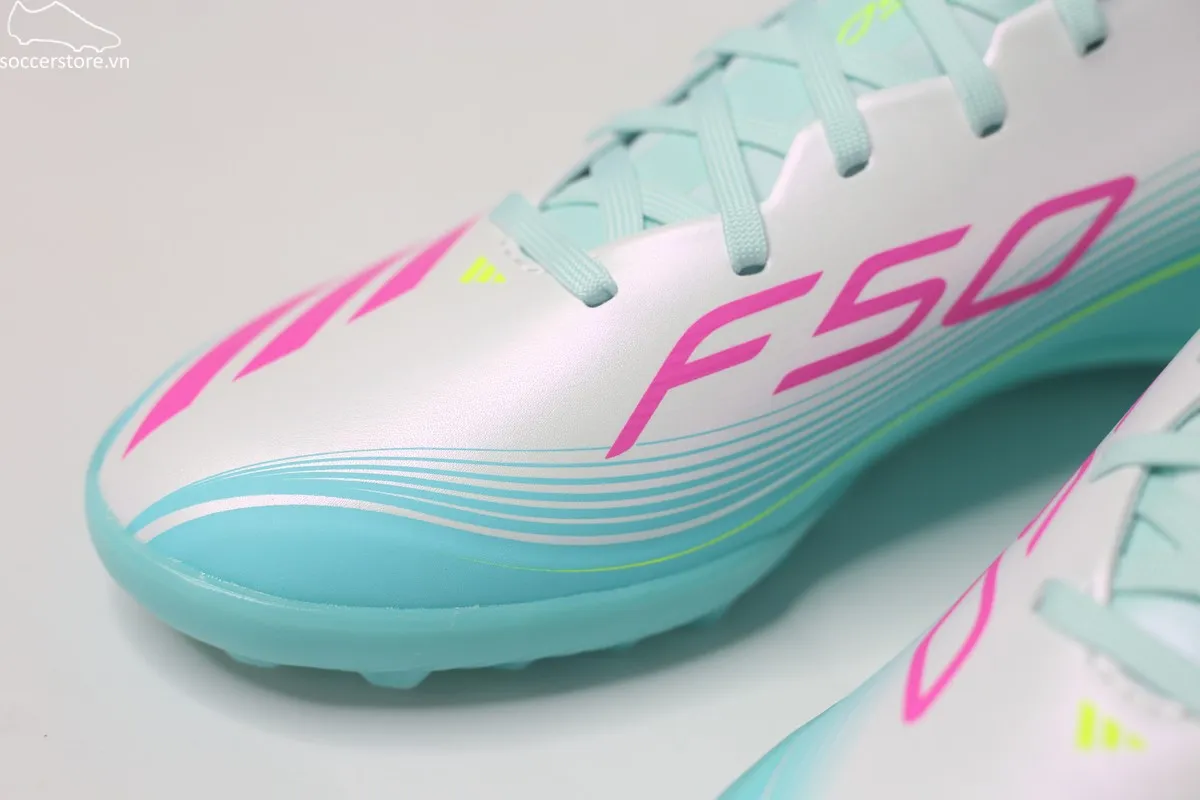 Adidas F50 League TF Messi xanh ngọc JQ0937